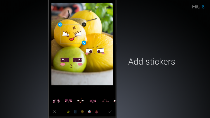Miui 8 Gallery App Stickers