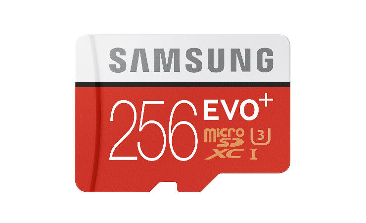 Samsung Evo 256gb MicroSD Card