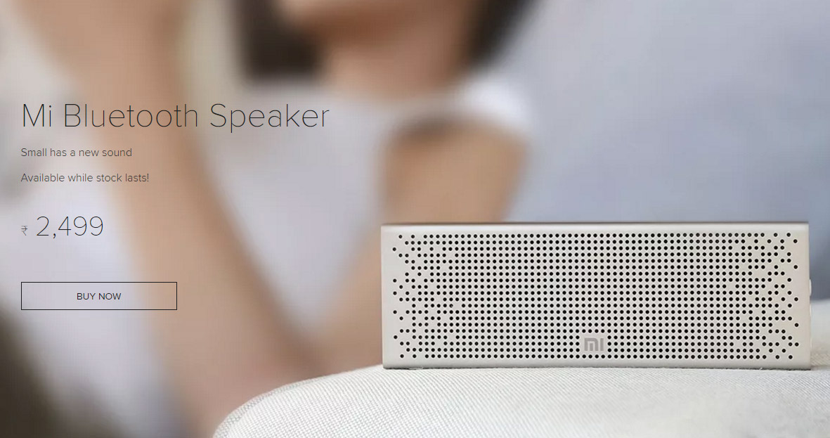 Mi Bluetooth Speaker Price Increase