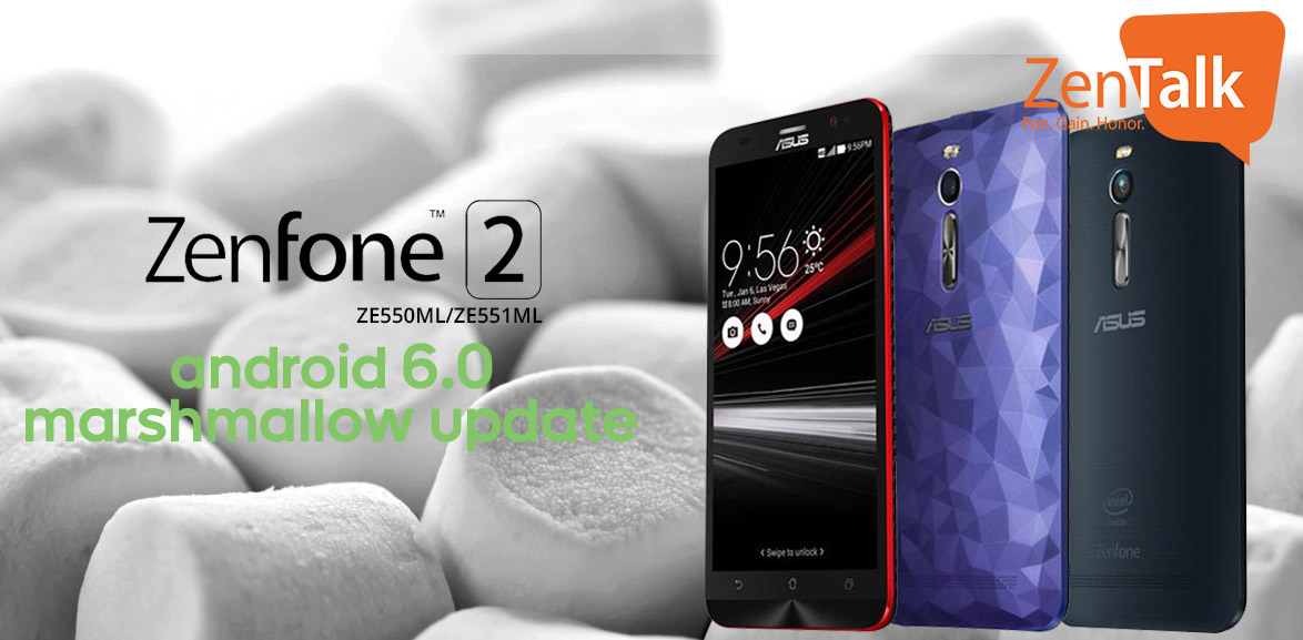 Asus Zenfone 2 Marshmallow Update