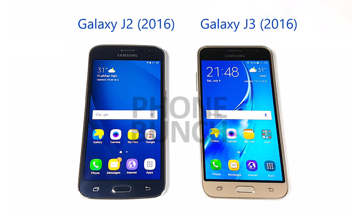 Galaxy J2 2016 Vs Galaxy J3 2016