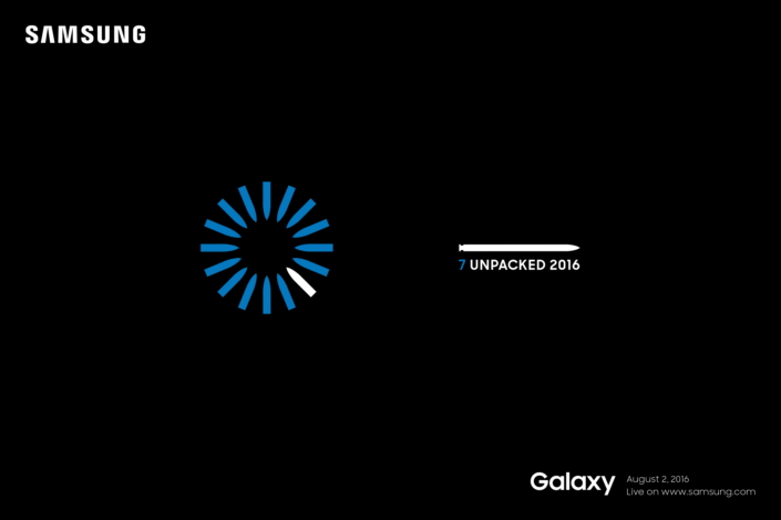 Samsung Galaxynote7 Invitation