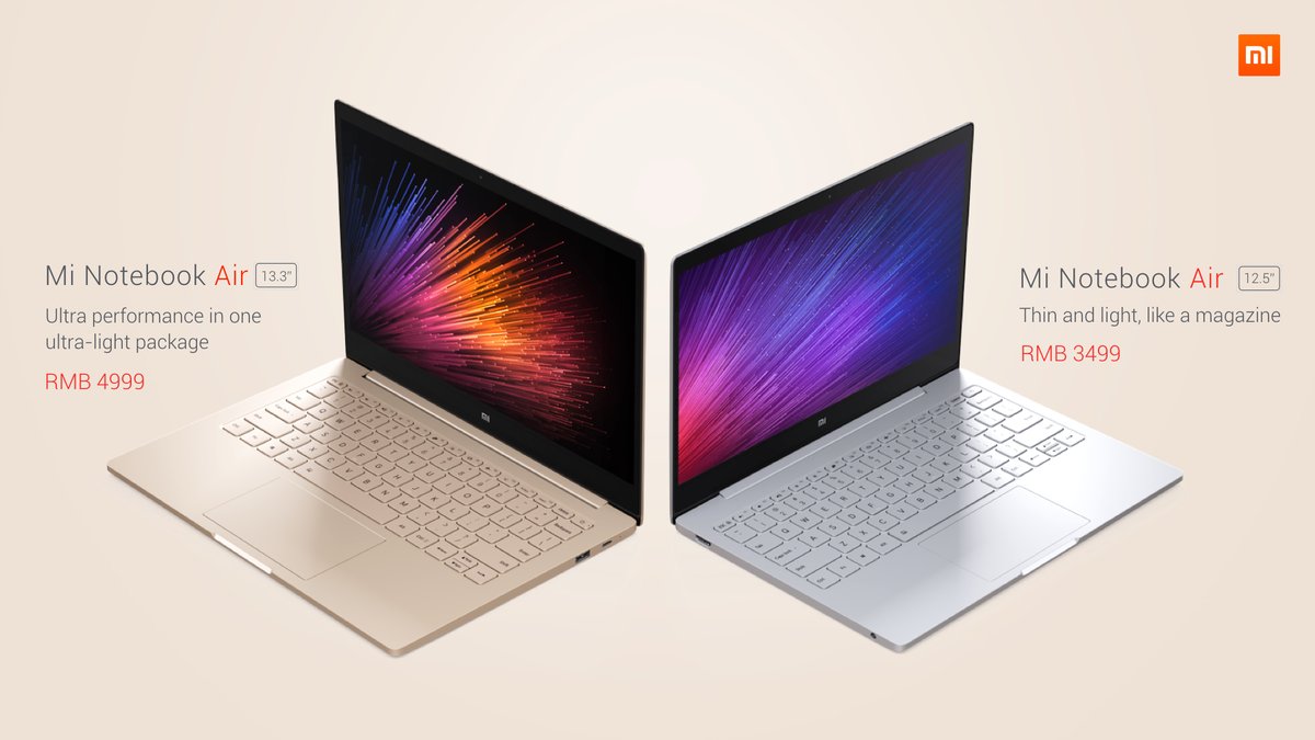 Xiaomi Mi Notebook Air Model