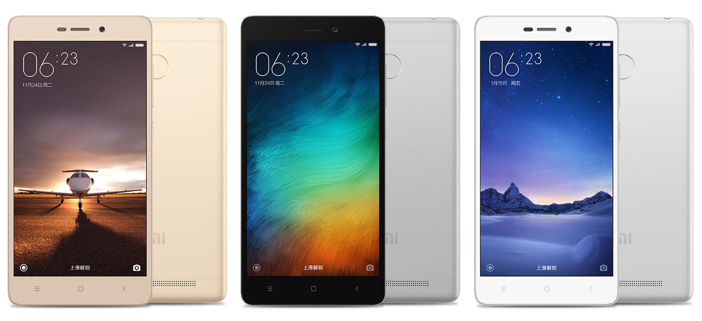 Xiaomi Redmi 3s Colors Available