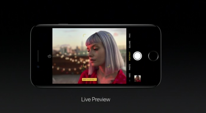 live depth of field iphone7 plus