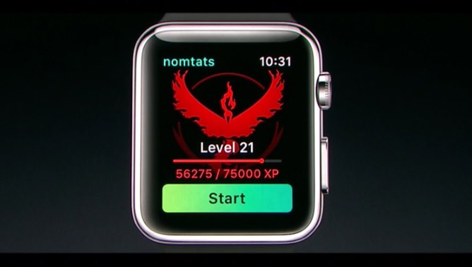 pokemon go apple watch