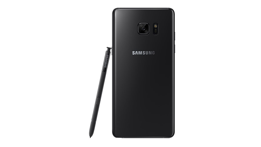 Samsung Galaxy Note 7 black back