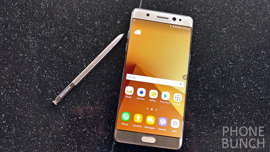 galaxy note 7 replacement