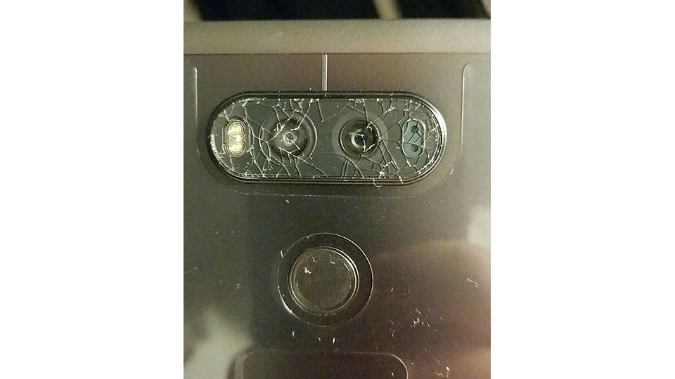 lg v20 cracked camera glass