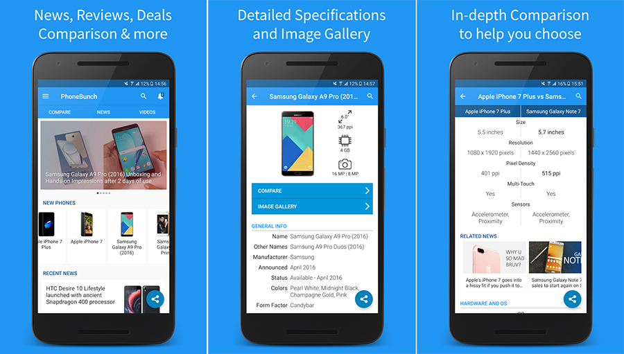 phonebunch app news specs comparison