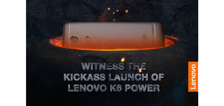 lenovo k6 note launch invite