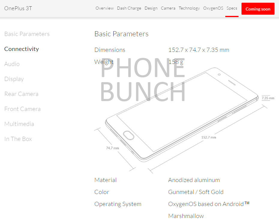 oneplus 3t leaked specs 1