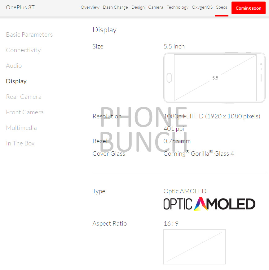 oneplus 3t leaked specs 2