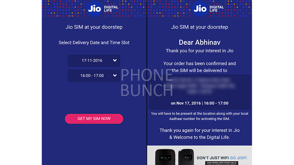 reliance jio sim card home delivery 2