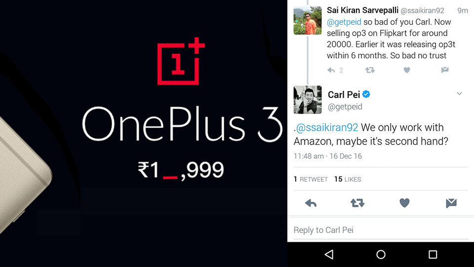 carl pei sachin bansal flipkart oneplus