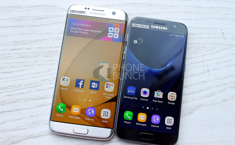 galaxy s7 and galaxy s7 edge