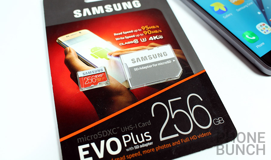 samsung evo plus 256gb microsd packaging 1