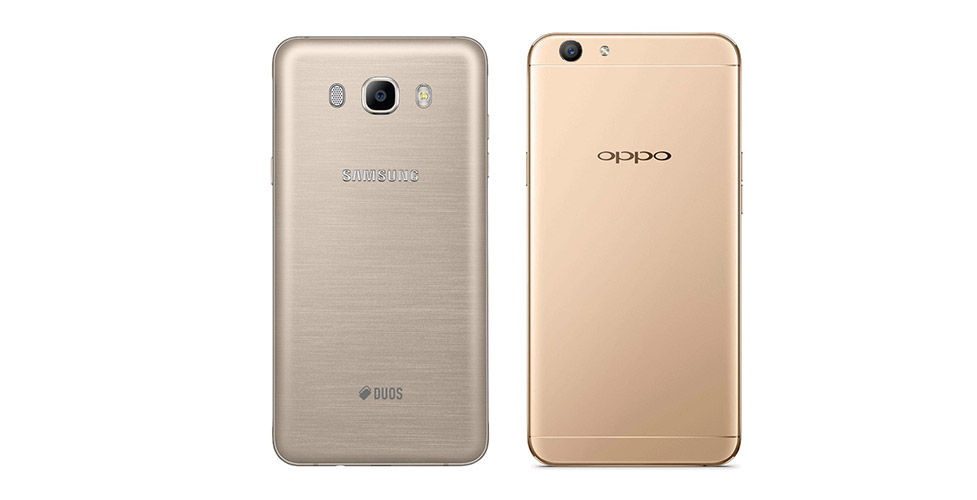 samsung galaxy j7 2016 vs oppo f1s design