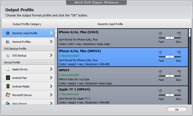 winxdvdripper output profiles