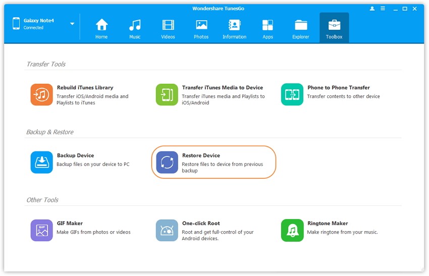 wondershare tunesgo transfer phone manager