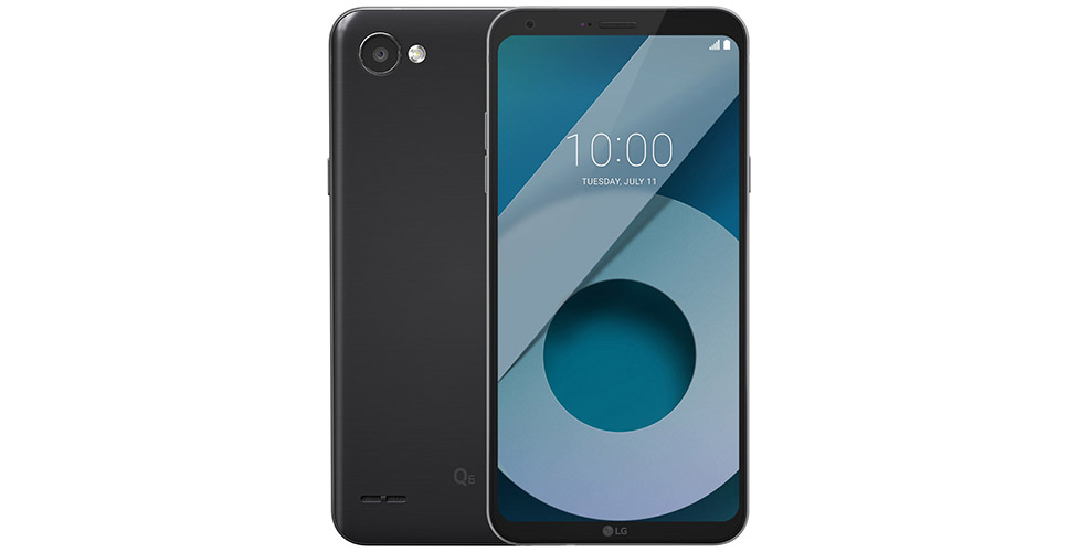 lg q6 full vision display black color