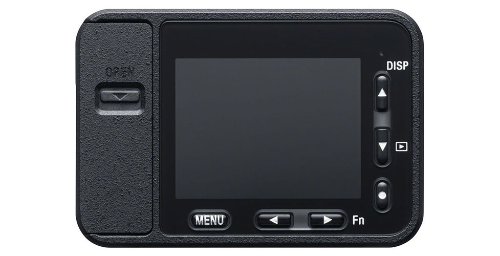 sony rx0 action cam back