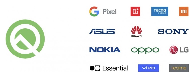 android q beta smartphone partners
