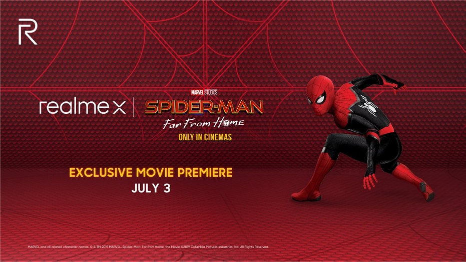 Realme X Spider Man Edition premiere