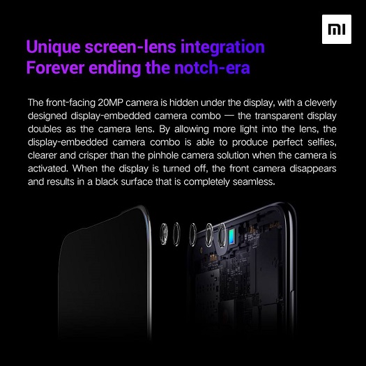 xiaomi  under display selfie camera 01