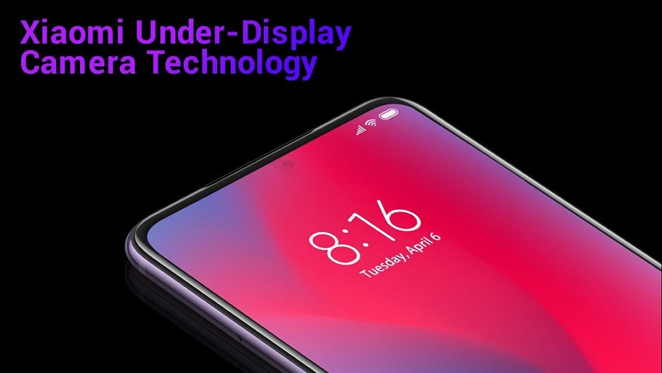 xiaomi  under display selfie camera