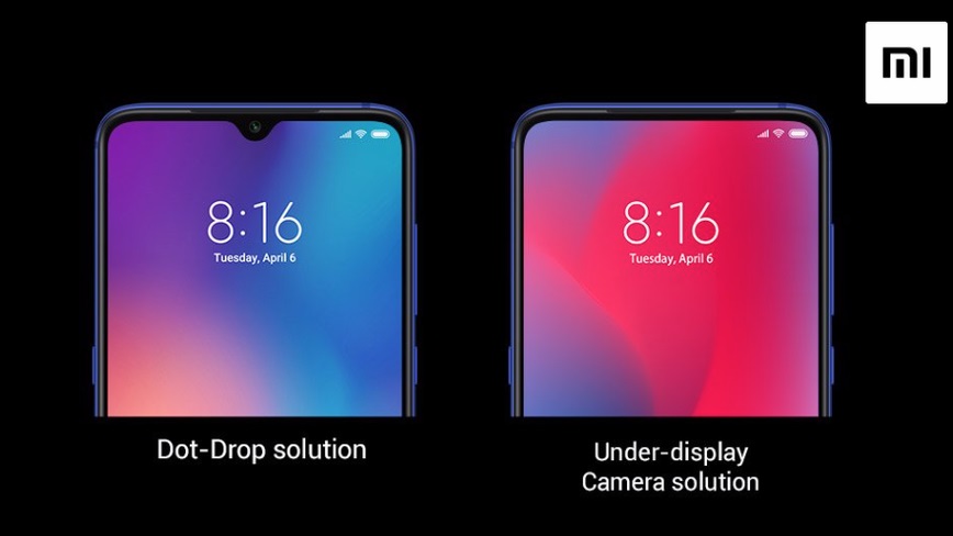 xiaomi under display camera