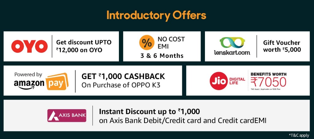 oppo k3 offers