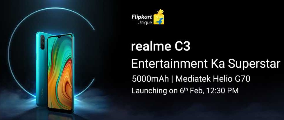 realme c3 launch