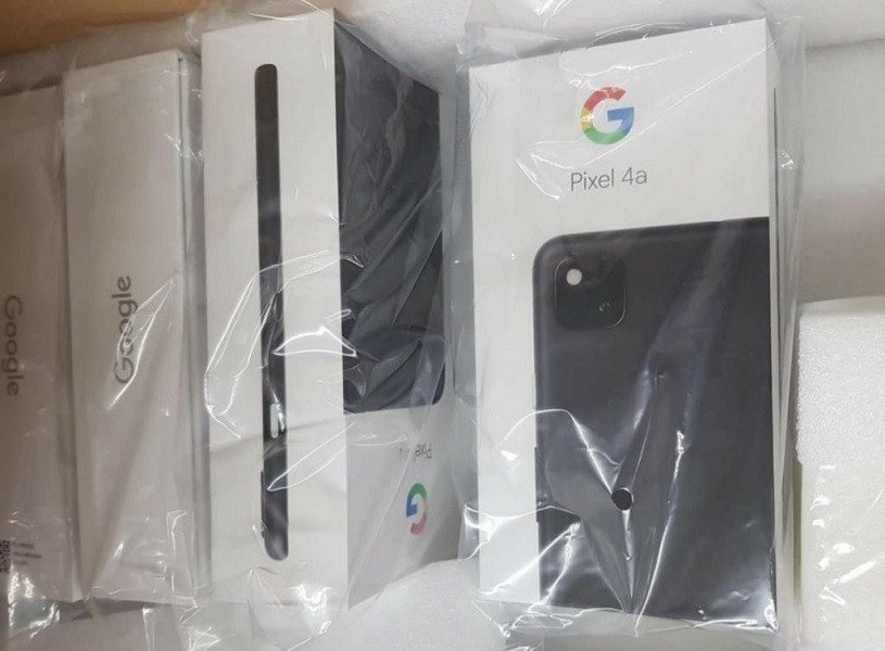 Google Pixel 4a retail box leak