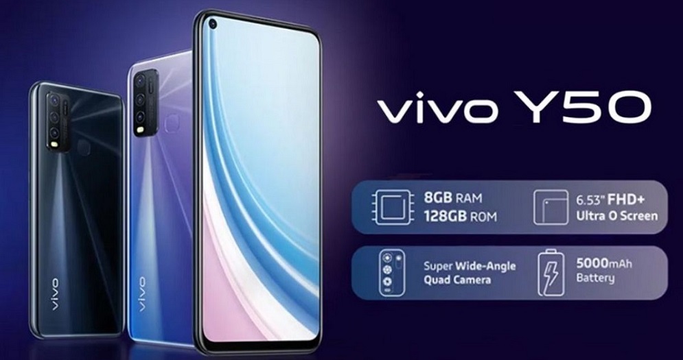 Vivo has launched Vivo Y50 with 6.53-inch punch-hole display