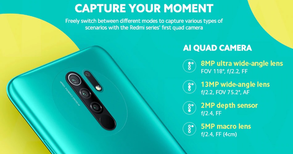 Redmi 9 launch cameras