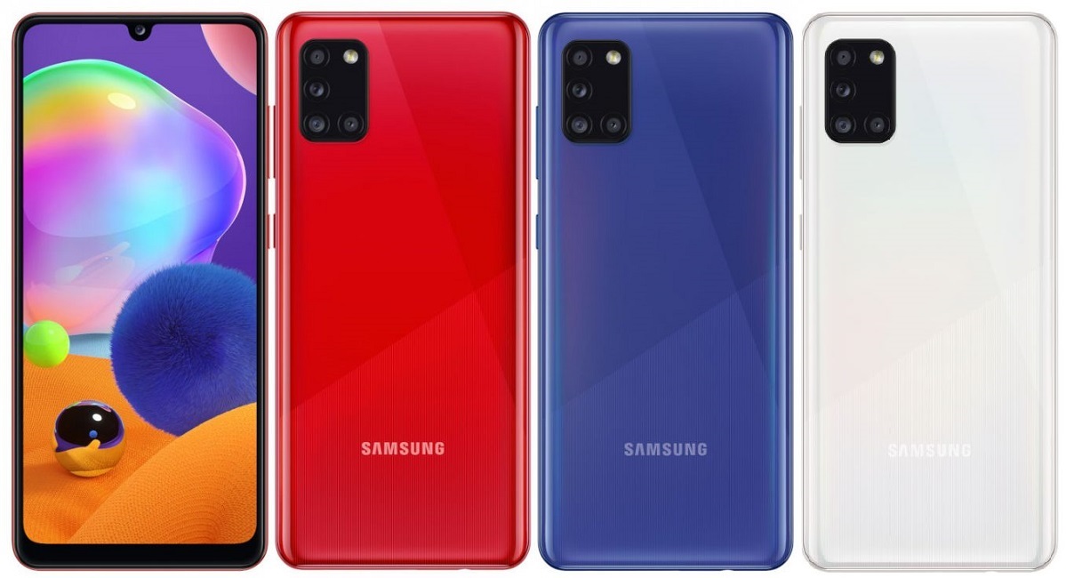 Samsung Galaxy A31 colors