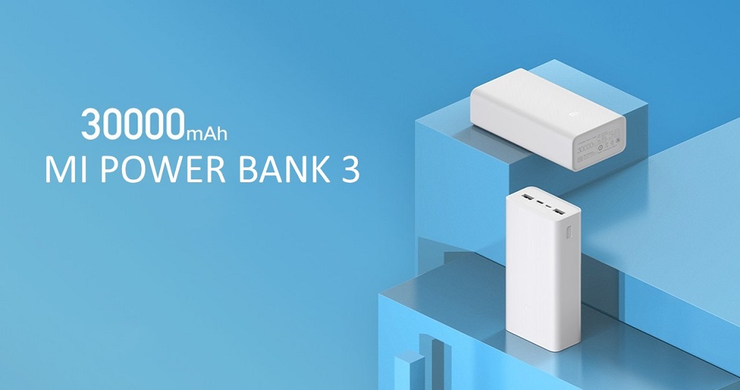 Xiaomi Mi Power Bank 3 unveiled with 30,000 mAh capacity, 18 W output and  24 W input -  news