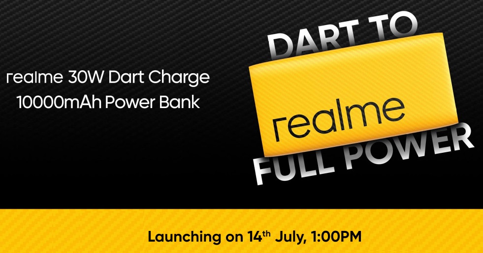 realme 30W Dart Charge Power Bank launch date India