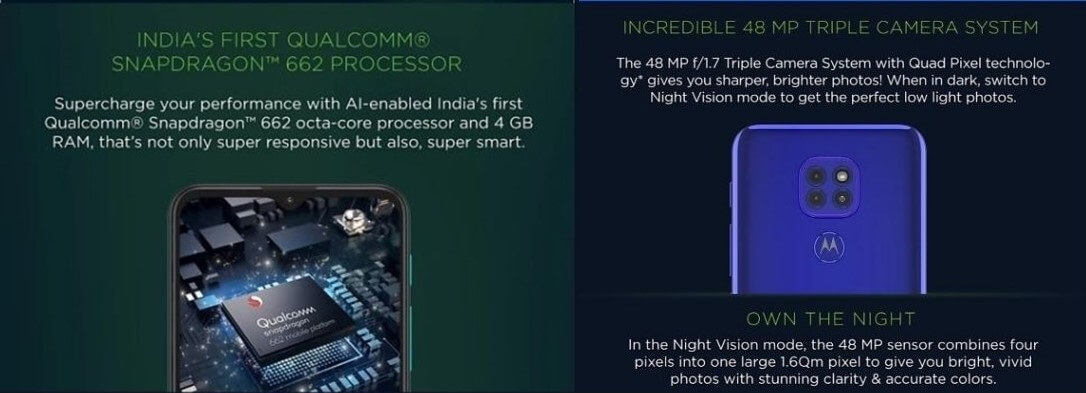 Moto G9 specifications 2