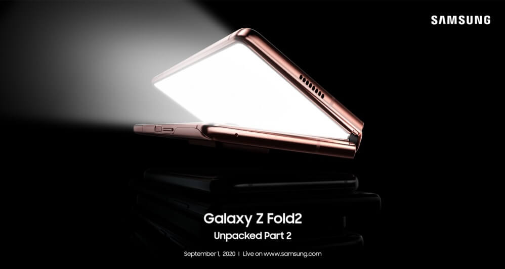 Samsung Galaxy Z Fold 2 Unpacked Invitation