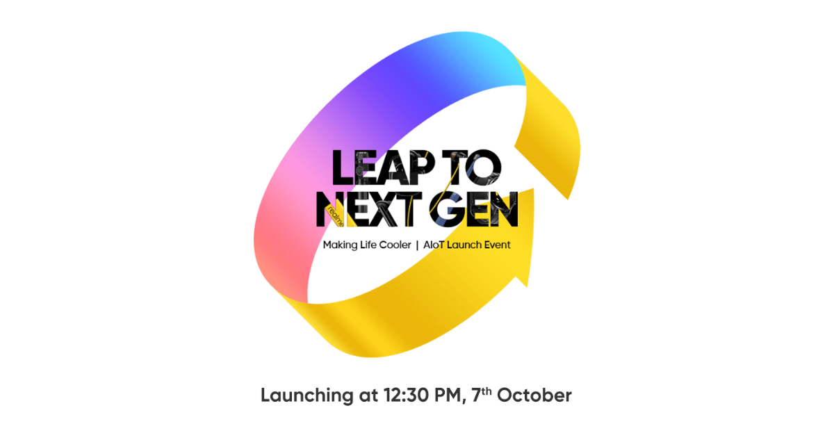 realme Leap to Next Gen Oct 7 event