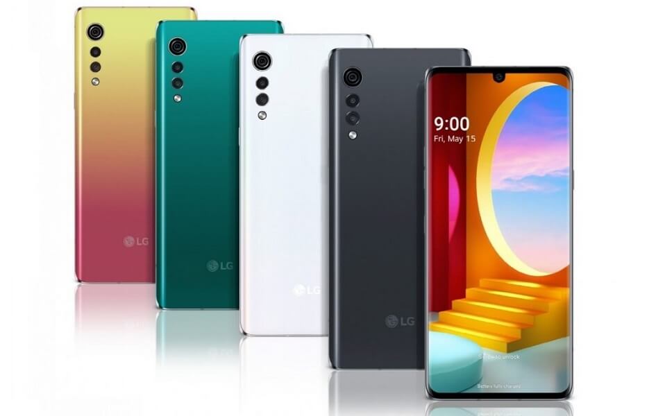 LG Velvet colors