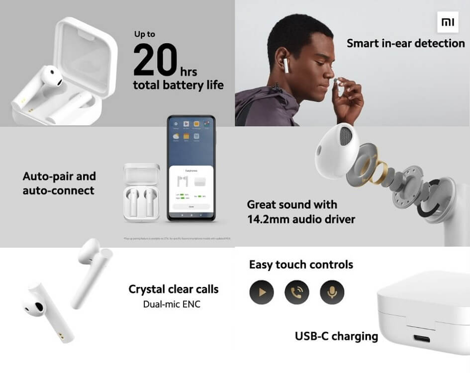 Mi 2c online earphones