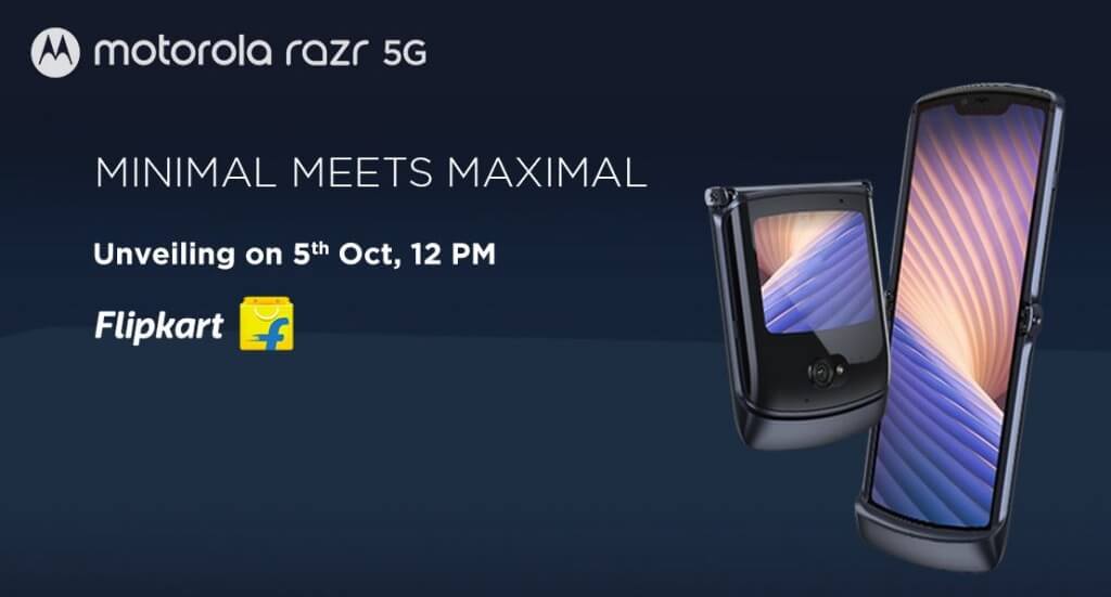 Motorola razr 5G India launch invite