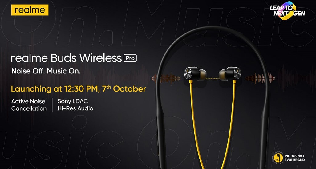 realme Buds Wireless Pro launch date
