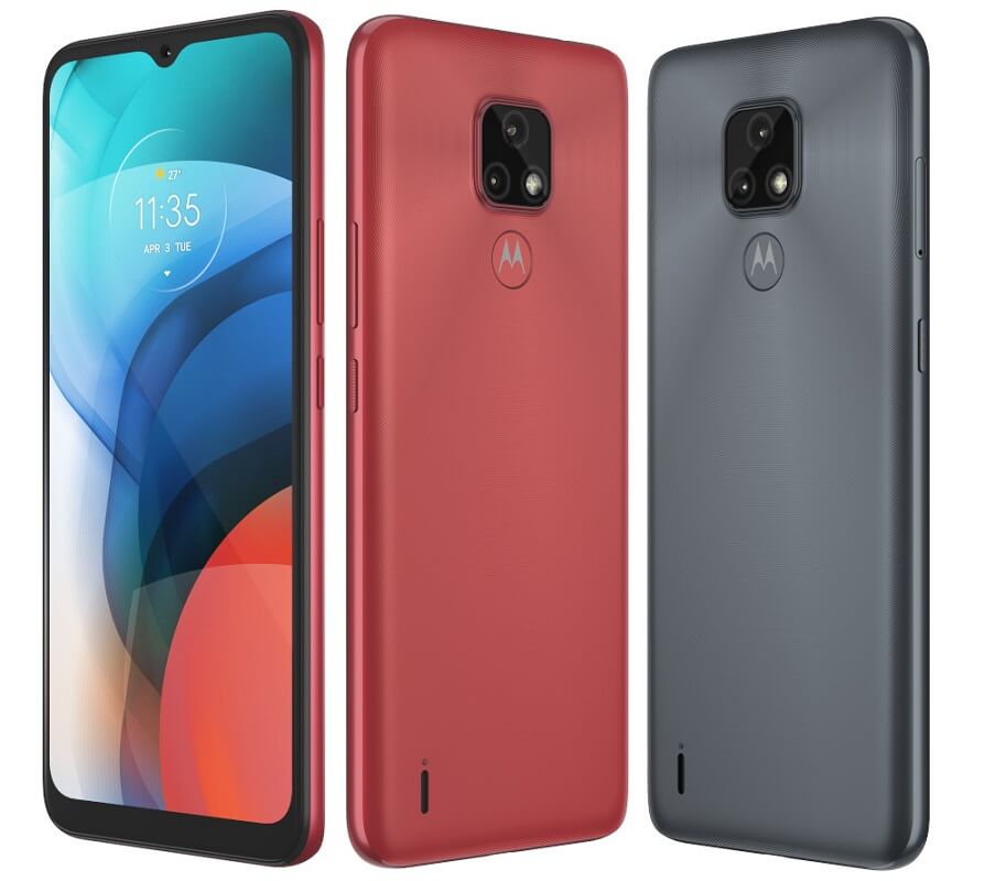 Moto E7 colors