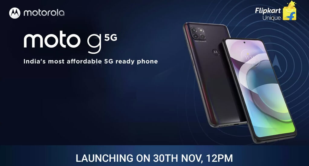 Motorola Moto G 5G launch date india