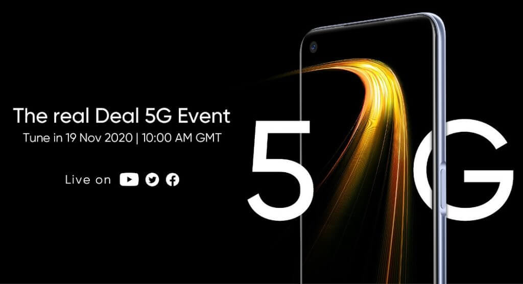 realme 7 5G launch invite