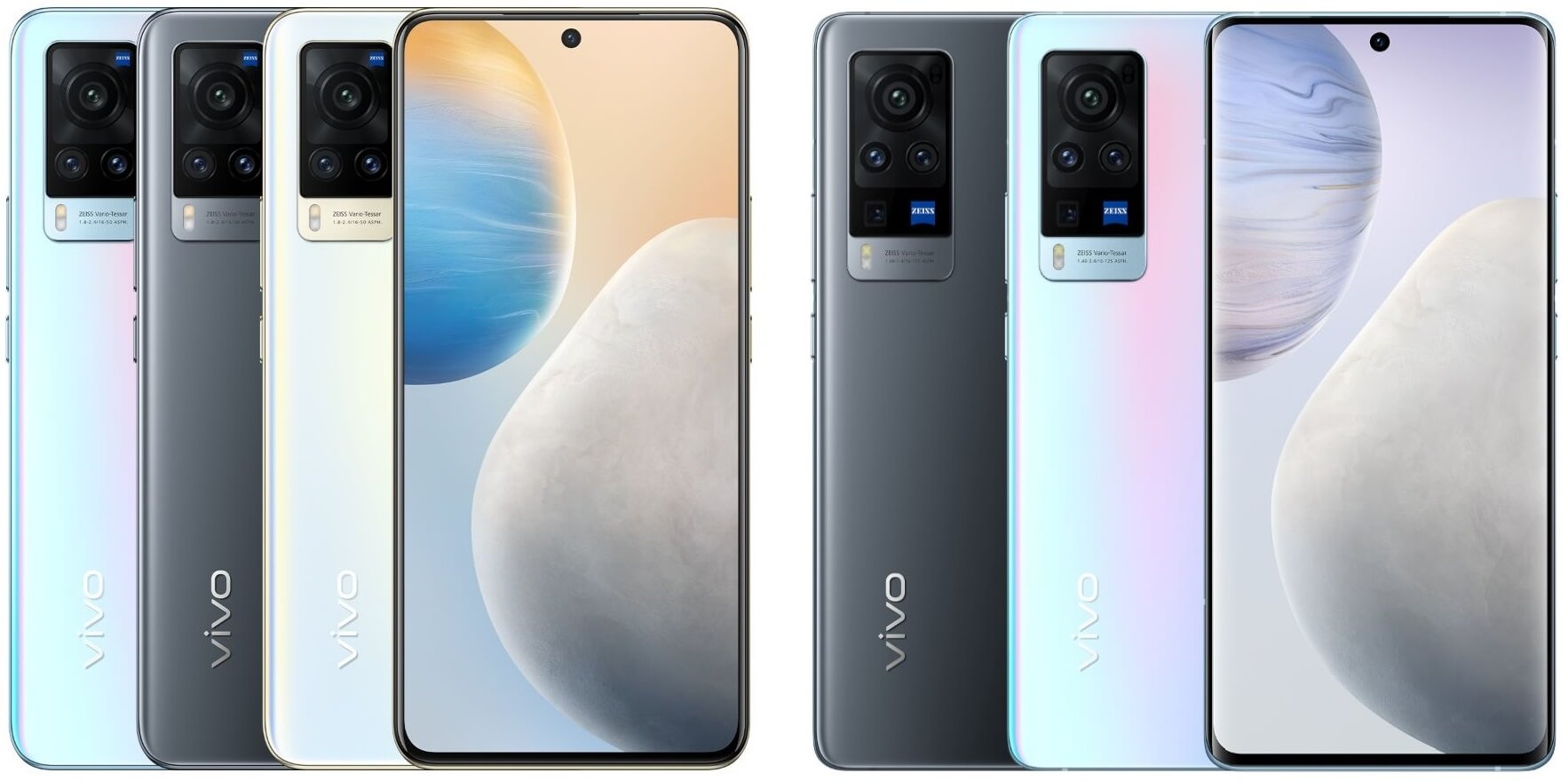 vivo X60 and X60 pro colors